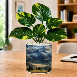 Artificial Tree Ceramic Photo Pot With White Stones 3x4 Inch (F166542) Artificial Tree Ceramic Photo Pot With White Stones 3x4 Inch (F166542)