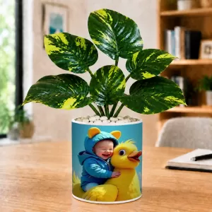 Artificial Tree Ceramic Photo Pot With White Stones 3x4 Inch (F166564) Artificial Tree Ceramic Photo Pot With White Stones 3x4 Inch (F166564)