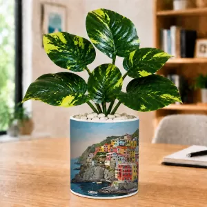 Artificial Tree Ceramic Photo Pot With White Stones 3x4 Inch (F166570) Artificial Tree Ceramic Photo Pot With White Stones 3x4 Inch (F166570)