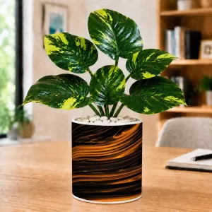 Artificial Tree Ceramic Photo Pot With White Stones 3x4 Inch (F166572) Artificial Tree Ceramic Photo Pot With White Stones 3x4 Inch (F166572)