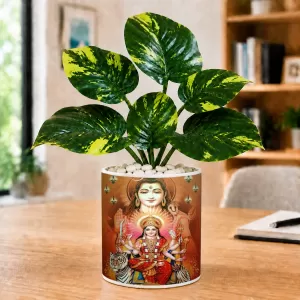 Artificial Tree Ceramic Photo Pot With White Stones 3x4 Inch (F166583) Artificial Tree Ceramic Photo Pot With White Stones 3x4 Inch (F166583)