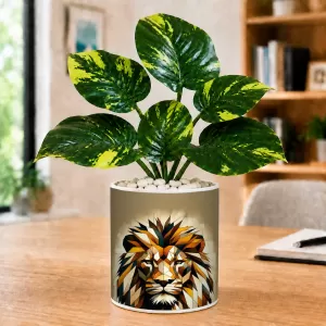 Artificial Tree Ceramic Photo Pot With White Stones 3x4 Inch (F166614) Artificial Tree Ceramic Photo Pot With White Stones 3x4 Inch (F166614)