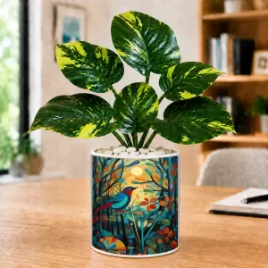Artificial Tree Ceramic Photo Pot With White Stones 3x4 Inch (F166634) Artificial Tree Ceramic Photo Pot With White Stones 3x4 Inch (F166634)