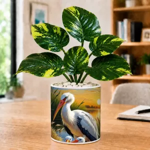 Artificial Tree Ceramic Photo Pot With White Stones 3x4 Inch (F166666) Artificial Tree Ceramic Photo Pot With White Stones 3x4 Inch (F166666)