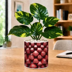 Artificial Tree Ceramic Photo Pot With White Stones 3x4 Inch (F166672) Artificial Tree Ceramic Photo Pot With White Stones 3x4 Inch (F166672)