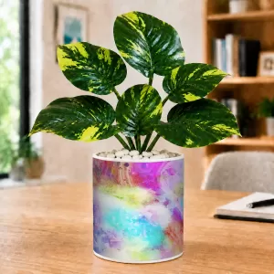 Artificial Tree Ceramic Photo Pot With White Stones 3x4 Inch (F166676) Artificial Tree Ceramic Photo Pot With White Stones 3x4 Inch (F166676)