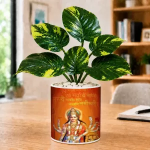 Artificial Tree Ceramic Photo Pot With White Stones 3x4 Inch (F166695) Artificial Tree Ceramic Photo Pot With White Stones 3x4 Inch (F166695)