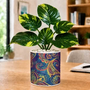 Artificial Tree Ceramic Photo Pot With White Stones 3x4 Inch (F166701) Artificial Tree Ceramic Photo Pot With White Stones 3x4 Inch (F166701)