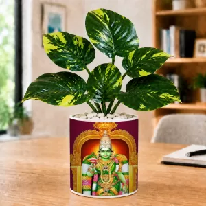 Artificial Tree Ceramic Photo Pot With White Stones 3x4 Inch (F166705) Artificial Tree Ceramic Photo Pot With White Stones 3x4 Inch (F166705)