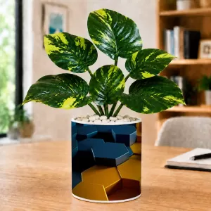 Artificial Tree Ceramic Photo Pot With White Stones 3x4 Inch (F166728) Artificial Tree Ceramic Photo Pot With White Stones 3x4 Inch (F166728)