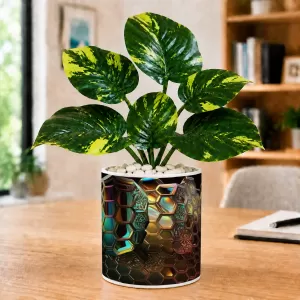 Artificial Tree Ceramic Photo Pot With White Stones 3x4 Inch (F166737) Artificial Tree Ceramic Photo Pot With White Stones 3x4 Inch (F166737)