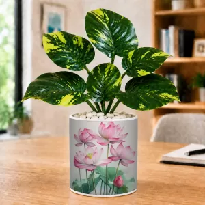 Artificial Tree Ceramic Photo Pot With White Stones 3x4 Inch (F166750) Artificial Tree Ceramic Photo Pot With White Stones 3x4 Inch (F166750)