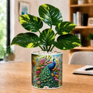 Artificial Tree Ceramic Photo Pot With White Stones 3x4 Inch (F166756) Artificial Tree Ceramic Photo Pot With White Stones 3x4 Inch (F166756)