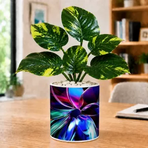Artificial Tree Ceramic Photo Pot With White Stones 3x4 Inch (F166763) Artificial Tree Ceramic Photo Pot With White Stones 3x4 Inch (F166763)