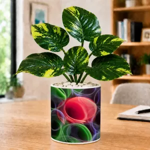 Artificial Tree Ceramic Photo Pot With White Stones 3x4 Inch (F166779) Artificial Tree Ceramic Photo Pot With White Stones 3x4 Inch (F166779)