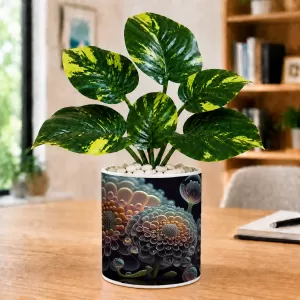 Artificial Tree Ceramic Photo Pot With White Stones 3x4 Inch (F166782) Artificial Tree Ceramic Photo Pot With White Stones 3x4 Inch (F166782)