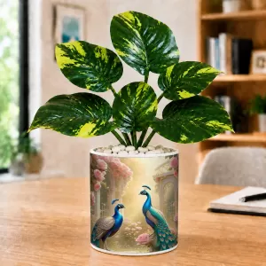 Artificial Tree Ceramic Photo Pot With White Stones 3x4 Inch (F166793) Artificial Tree Ceramic Photo Pot With White Stones 3x4 Inch (F166793)