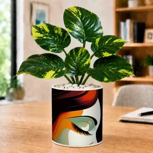 Artificial Tree Ceramic Photo Pot With White Stones 3x4 Inch (F166801) Artificial Tree Ceramic Photo Pot With White Stones 3x4 Inch (F166801)