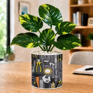 Artificial Tree Ceramic Photo Pot With White Stones 3x4 Inch (F166821) Artificial Tree Ceramic Photo Pot With White Stones 3x4 Inch (F166821)