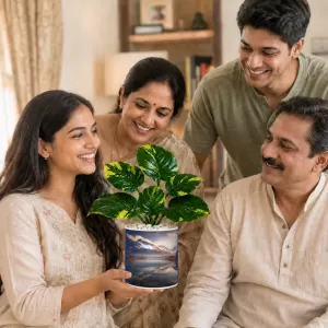 Artificial Tree Ceramic Photo Pot With White Stones 3x4 Inch (F164498) Artificial Tree Ceramic Photo Pot With White Stones 3x4 Inch (F164498)