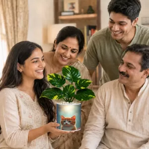 Artificial Tree Ceramic Photo Pot With White Stones 3x4 Inch (F164518) Artificial Tree Ceramic Photo Pot With White Stones 3x4 Inch (F164518)