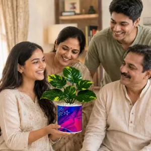 Artificial Tree Ceramic Photo Pot With White Stones 3x4 Inch (F164582) Artificial Tree Ceramic Photo Pot With White Stones 3x4 Inch (F164582)