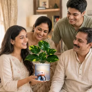 Artificial Tree Ceramic Photo Pot With White Stones 3x4 Inch (F164726) Artificial Tree Ceramic Photo Pot With White Stones 3x4 Inch (F164726)
