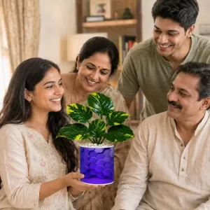 Artificial Tree Ceramic Photo Pot With White Stones 3x4 Inch (F164857) Artificial Tree Ceramic Photo Pot With White Stones 3x4 Inch (F164857)