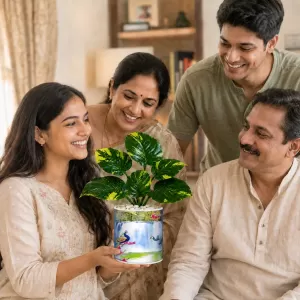 Artificial Tree Ceramic Photo Pot With White Stones 3x4 Inch (F165002) Artificial Tree Ceramic Photo Pot With White Stones 3x4 Inch (F165002)