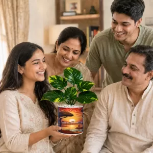 Artificial Tree Ceramic Photo Pot With White Stones 3x4 Inch (F165035) Artificial Tree Ceramic Photo Pot With White Stones 3x4 Inch (F165035)