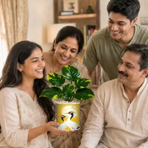 Artificial Tree Ceramic Photo Pot With White Stones 3x4 Inch (F165132) Artificial Tree Ceramic Photo Pot With White Stones 3x4 Inch (F165132)