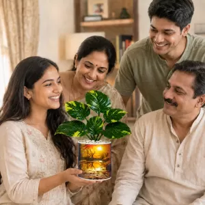 Artificial Tree Ceramic Photo Pot With White Stones 3x4 Inch (F165439) Artificial Tree Ceramic Photo Pot With White Stones 3x4 Inch (F165439)