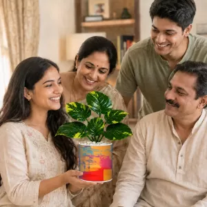 Artificial Tree Ceramic Photo Pot With White Stones 3x4 Inch (F165504) Artificial Tree Ceramic Photo Pot With White Stones 3x4 Inch (F165504)