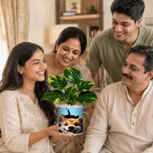 Artificial Tree Ceramic Photo Pot With White Stones 3x4 Inch (F165519) Artificial Tree Ceramic Photo Pot With White Stones 3x4 Inch (F165519)
