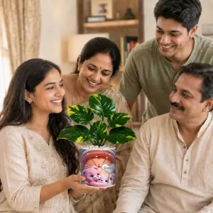 Artificial Tree Ceramic Photo Pot With White Stones 3x4 Inch (F165605) Artificial Tree Ceramic Photo Pot With White Stones 3x4 Inch (F165605)