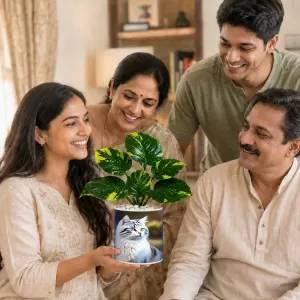 Artificial Tree Ceramic Photo Pot With White Stones 3x4 Inch (F165881) Artificial Tree Ceramic Photo Pot With White Stones 3x4 Inch (F165881)