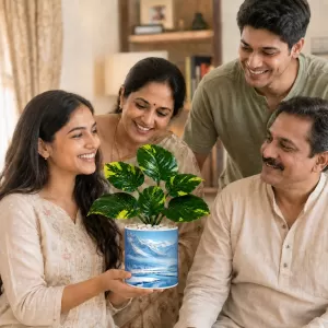 Artificial Tree Ceramic Photo Pot With White Stones 3x4 Inch (F166292) Artificial Tree Ceramic Photo Pot With White Stones 3x4 Inch (F166292)