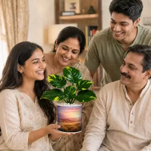 Artificial Tree Ceramic Photo Pot With White Stones 3x4 Inch (F166645) Artificial Tree Ceramic Photo Pot With White Stones 3x4 Inch (F166645)