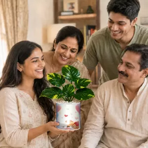 Artificial Tree Ceramic Photo Pot With White Stones 3x4 Inch (F166678) Artificial Tree Ceramic Photo Pot With White Stones 3x4 Inch (F166678)