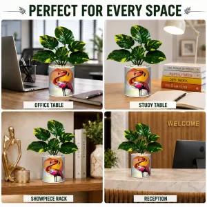 Artificial Tree Ceramic Photo Pot With White Stones 3x4 Inch (F164489) Artificial Tree Ceramic Photo Pot With White Stones 3x4 Inch (F164489)
