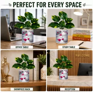 Artificial Tree Ceramic Photo Pot With White Stones 3x4 Inch (F164508) Artificial Tree Ceramic Photo Pot With White Stones 3x4 Inch (F164508)