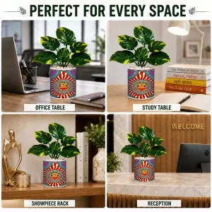 Artificial Tree Ceramic Photo Pot With White Stones 3x4 Inch (F164525) Artificial Tree Ceramic Photo Pot With White Stones 3x4 Inch (F164525)
