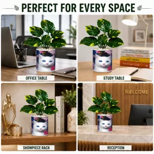 Artificial Tree Ceramic Photo Pot With White Stones 3x4 Inch (F164555) Artificial Tree Ceramic Photo Pot With White Stones 3x4 Inch (F164555)
