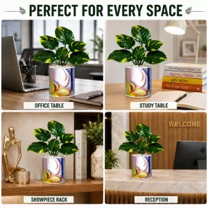 Artificial Tree Ceramic Photo Pot With White Stones 3x4 Inch (F164611) Artificial Tree Ceramic Photo Pot With White Stones 3x4 Inch (F164611)
