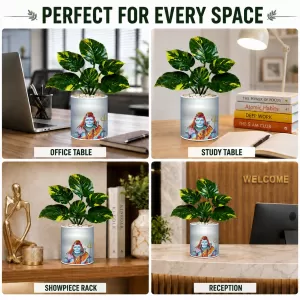 Artificial Tree Ceramic Photo Pot With White Stones 3x4 Inch (F164669) Artificial Tree Ceramic Photo Pot With White Stones 3x4 Inch (F164669)