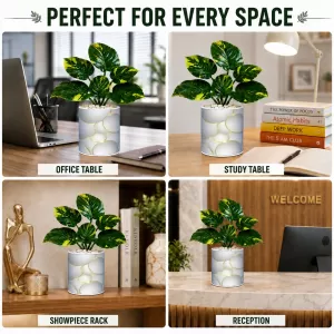 Artificial Tree Ceramic Photo Pot With White Stones 3x4 Inch (F164731) Artificial Tree Ceramic Photo Pot With White Stones 3x4 Inch (F164731)