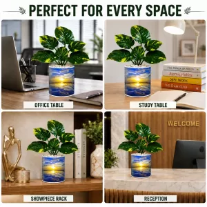 Artificial Tree Ceramic Photo Pot With White Stones 3x4 Inch (F164733) Artificial Tree Ceramic Photo Pot With White Stones 3x4 Inch (F164733)