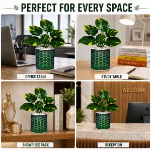Artificial Tree Ceramic Photo Pot With White Stones 3x4 Inch (F164747) Artificial Tree Ceramic Photo Pot With White Stones 3x4 Inch (F164747)