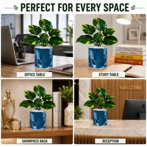 Artificial Tree Ceramic Photo Pot With White Stones 3x4 Inch (F165130) Artificial Tree Ceramic Photo Pot With White Stones 3x4 Inch (F165130)