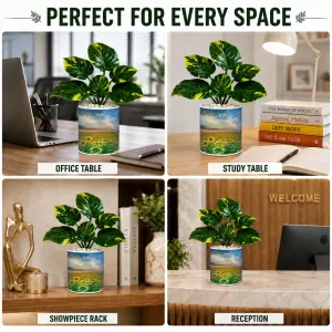 Artificial Tree Ceramic Photo Pot With White Stones 3x4 Inch (F165134) Artificial Tree Ceramic Photo Pot With White Stones 3x4 Inch (F165134)